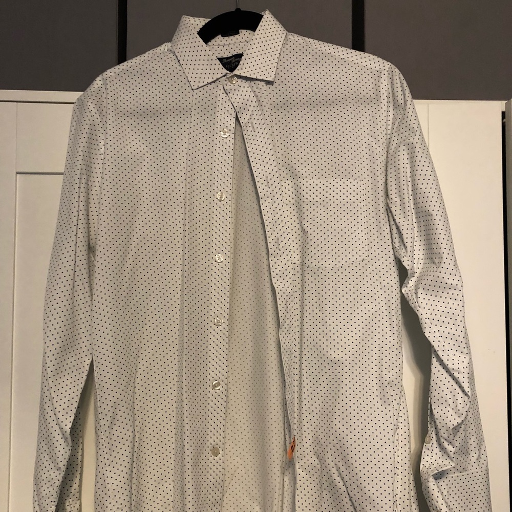 J. Crew Thompson style polka dot button up